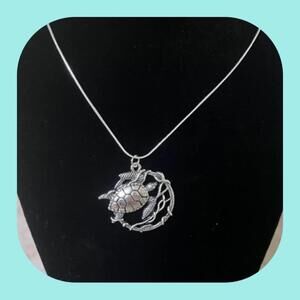 New Beautiful Unique Dream Catcher Ocean Sea Turtle NecklaceLimited Edition!